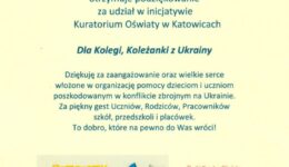 podziękowanie