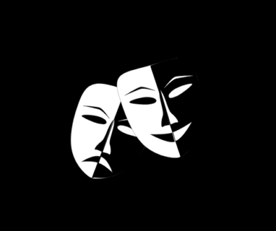 Black And White Modern Theater Studio Logo